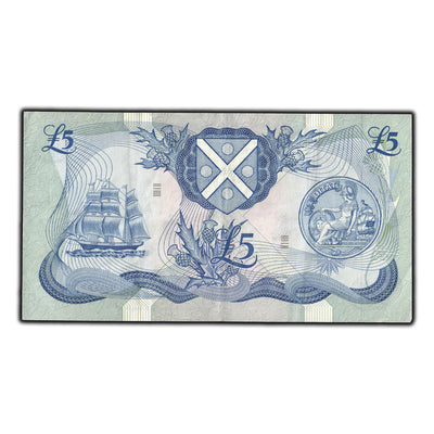 SOLD Scotland 1980 5 Pounds Note P #112