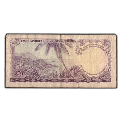 SOLD East Caribbean States 1965 $20 Note P #15