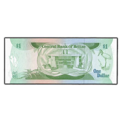 SOLD Belize 1987 $1 Note P #46 - Ch UNC