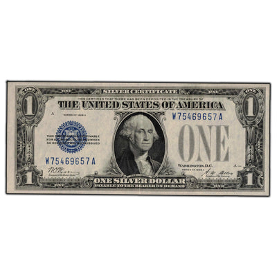 SOLD United States 1928 $1 Silver Certificate Note - AU-50