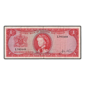 Trinidad and Tobago 1964 $1 Note P #26a
