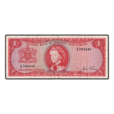 Trinidad and Tobago 1964 $1 Note P #26a