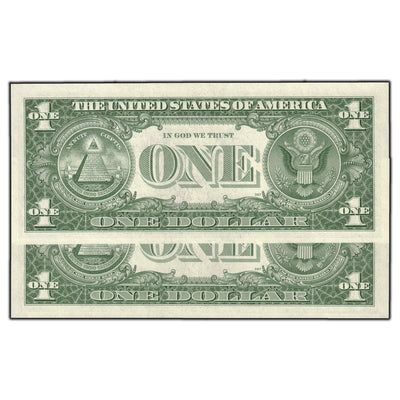 SOLD United States 1957-B $1 Silver Certificate Notes - Two Consecutive