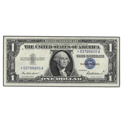 SOLD United States 1957 $1 Silver Certificate Star Note