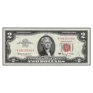 SOLD United States 1963-A $2 Legal Tender Note - Ch UNC