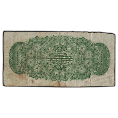 SOLD 25 Cents 1870 Dominion Of Canada Shinplaster Note DC-1c - Fine+