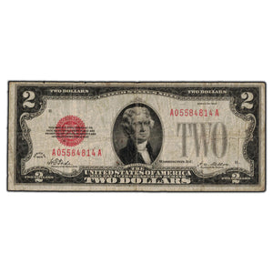 SOLD United States 1928 $2 Legal Tender Note