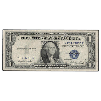 SOLD United States 1935-E $1 Silver Certificate Star Note
