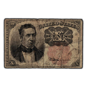 SOLD United States 1863 10 Cents Fractional Currency Note P #122c