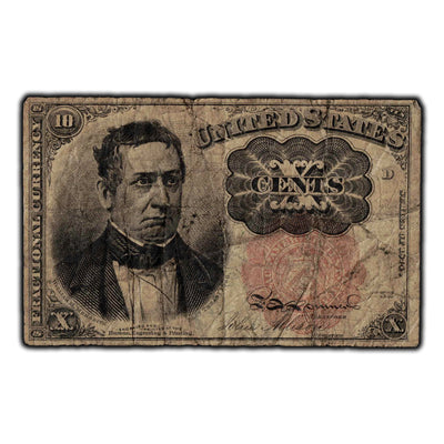 SOLD United States 1863 10 Cents Fractional Currency Note P #122c