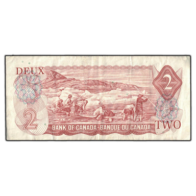 SOLD $2 1974 Bank of Canada Note *BX Replacement Prefix BC-47aA