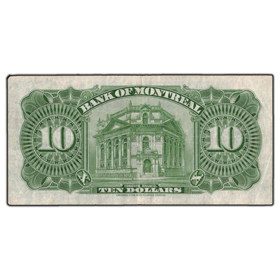 SOLD $10 1938 Bank of Montreal Chartered Note CH-505-62-02